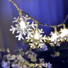2023 Snowflake LED String Fairy Lights for Christmas Tree Decorations Home Hanging - Image 3