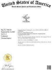 YIASHOO certificate from Guangzhou Kysiea Technology Co., Ltd.