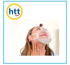 Dust Protective Face Mask Clear Transparent Protective Reusable Face Mask - Image 1