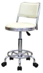 High Stool Brake Wheel Backrest Chair Bar Cashier High Stool Work Pulley Swivel Chair Lab Stool Lift High Chair - Image 4