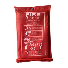 Premium Fiberglass Fire Blanket - Multiple Sizes for Safety Color White Trademark HetianAn Size 1000mm*1000mm Application - Image 3