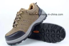 Suede Leather Work Shoes/Casual Safety Footwear with Mesh Design - Image 1
