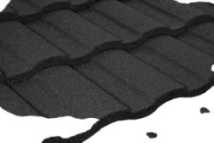 Premium Stone Coated Metal Roof Tiles for Villas Color Black Origin China Shape Segment Size 1340*420mm HS Code - Image 4