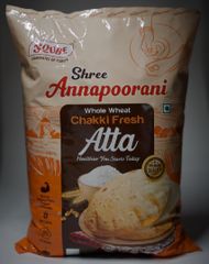Shree Annapoorani - 100% Whole Wheat Chakki Fresh Atta | Premium Sharbati Wheat Flour from India – product photo 5, product detail gallery