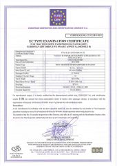 Our certificate certificate of Huzhou STAR Elevator Co., Ltd. – certificate photo, supplier certificates section