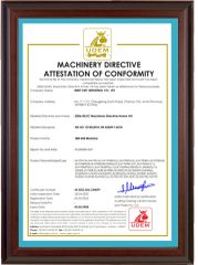 CE Certificate certificate from Wmt Cnc Industrial Co., Ltd.