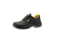 Genuine Embossed Leather Low Cut with Steel Toe Cap Plate Work Dual-Density PU Sole Oil Resistant Safety Shoes - Gaomi Luyuan Labour Co., Ltd.
