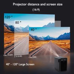 Cre Cr36 Mini 4K LED LCD Portable Full HD Video Cinema Projector - Image 4