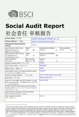 BSCI certificate from Xiamen Crownway Apparel Co., Ltd.