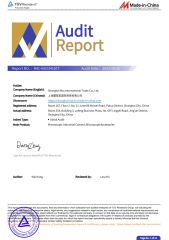 TüV Audit Report certificate from Shanghai Mss International Trade Co., Ltd.