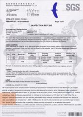 SGS certificate of Zouping Taialu Industry Co., Ltd – certificate photo, supplier certificates section