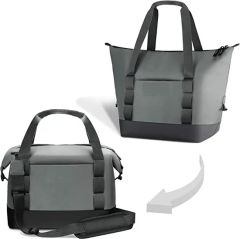 Insulated 30L Large Grey Insulated Lunch Bags Origin China Weight 0.77lb Cold Time >6h Trademark N/A Pump Power 70W Style Tote - Image 2
