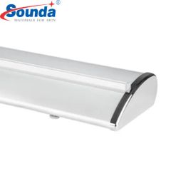 Customized Logo Printing Roll up Banner Stand Display MOQ 10PC Weight 2kg Color Silver Origin China Model NO. RS-17 Trademark - Image 3