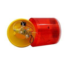 LED Solar Warning Light Flashing Red Traffic Indicator Light Colour Red Origin China Trademark J&J MOQ 500 Piece Patterns - Image 2