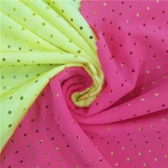 Warp Shiny Nylon Spandex Resilient Punched Fabric - Zhejiang Hongxiang Textile Technology Co.,Ltd