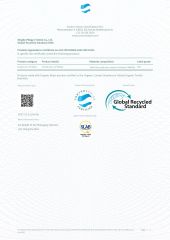 Global recycled standard certificate from Ningbo Wokailian Textile Co., Ltd.