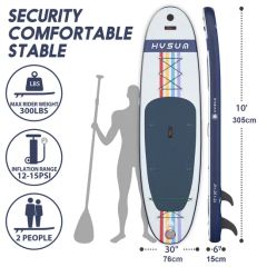 Lightweight Inflatable Stand up Paddleboard for Yoga and Surfing - Image 2