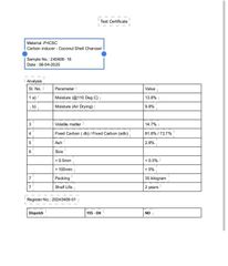 Test report certificate from Coco Nxt