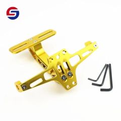 Motorcycle Msx Adjustable License Plate Frame Bws Large Displacement Modified Electric Motorcycle Aluminum Alloy Aircraft License Frame - Image 4