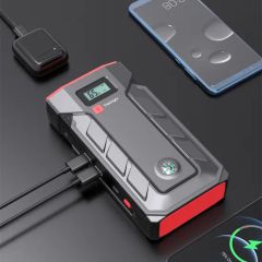 Powerful 12V Car Jump Starter with Built-in Flashlight and Compass - Image 3