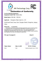 Certificates certificate from Changzhou Aodudu Leisure Co Ltd