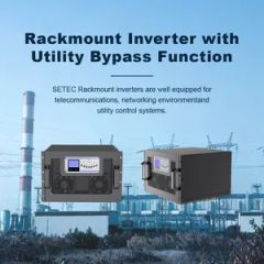 SETEC POWER SET-IVS9000 Series Rackmount Inverter with Utility Bypass Function - Image 1