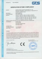 ce certificate from BAODE LIGHTING GROUP CO., LTD.