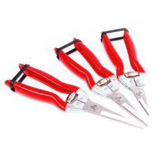 200mm Straight Curved Stainless Steel Blade Pruning Shears Scissors - Image 2