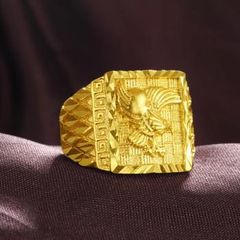 GOLD RING Grade AA Type RING Packaging BOX Material Brass Detail Embossed Finish Polished Warranty Five-year Style Slip-on Style - Image 3