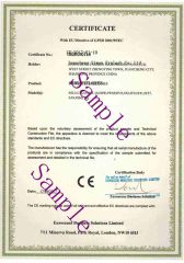 CE Certificate for Eyelash certificate from Juancheng Simon Eyelash Co., Ltd.
