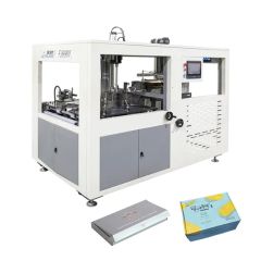 Small Size Kraft Paper Box Making Folding Machine for Snacks Packaging - Image 1