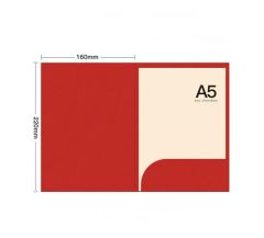 China Factory A4 A5 Paper/Document Presentation File Folders Custom Logo with Pockets - Image 4