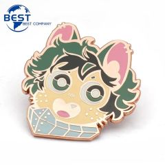 Badge Colorful Painting Daily Animation Cute Style Metal Custom Die Stamping Badge Lapel Pin - Zhongshan Best Trading Co., Ltd.