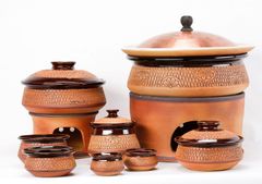 LUXURY HANDMADE CERAMIC WARE Material Ceramic Firing Temperature 1,200°c Water Resistance Waterproof Material Density Denser, Stone-like Quality - Image 1