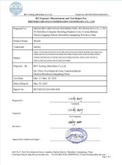 CE RF Exposure Measurementand Test Report certificate from Shenzhen Shuotian Information Technology Co., Ltd.