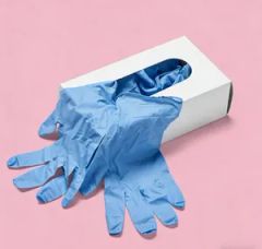 Lab Kitchen Clean Work Protection Food Service Tattoo Mix Nitrile Disposable Gloves - Image 4