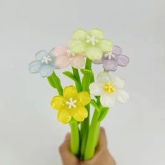 Vibrant Daisy Gel Pens for Effortless Writing Experience Weight 13G Size 24*3cm Color Black Refillable Yes Model NO. - Image 5