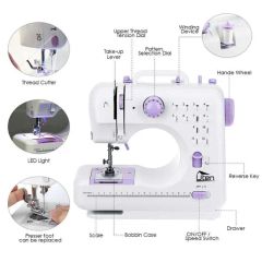 Household Mini Electric Sewing Machine for Home Use Weight 3kg Power 7.2W Origin China Trademark D&D Condition New Drive - Image 3