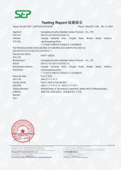 ROHS(EN+CN) certificate from Huizhou Best Festivel Articles Co., Ltd.