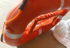 Lifesaving Buoy Raft for Fishing Boats Flood Control Vessels Color Orange Model NO. BZ Material HDPE Type Life Boat Origin - Image 3