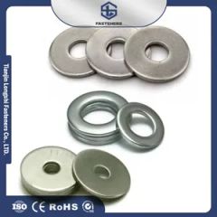 DIN125 DIN137 DIN433 DIN440 DIN7349 DIN9021 Stainless Steel 304 316 OEM Design Metal Gasket Flat Washer Shims Flat Washers - Tianjin Longshi Fasteners Co., Ltd.
