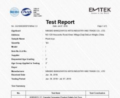 CE-EN71 certificate of NINGBO BANGZHIYOU ARTS INDUSTRY AND TRADE CO., LTD. – certificate photo, supplier certificates section