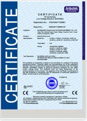 certificate of conformity certificate from Guangzhou Lida Kitchen Equipment Co., Ltd.