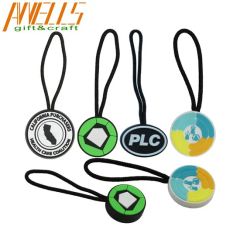Custom Design Logo Soft PVC Zipper Sliders Slider and Puller Pulls Logo Pullers Charms for Jacket - Image 2