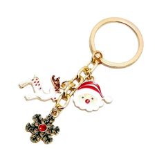 Christmas Hot Sale Metal Enamel Cartoon Style Promotion Gift Model 3D Souvenir Design Personalized Decoration Keychain - Image 3