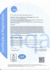 ISO 13485 certificate from ALL PRO CORPORATION
