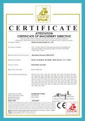 CE certificate from Henan Gondor Machinery Co., Ltd.