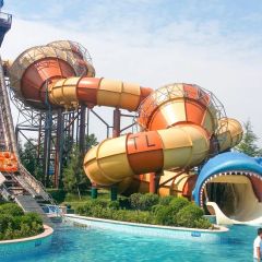 Commercial Outdoor Amusement Playground Kids Adult Water Playing House Aqua Water Equipment Park with Fiberglass High Speed Large  - Guangzhou Hongxing Water Park Equipment Co., Ltd.