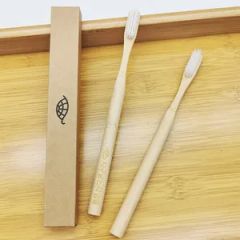 OEM Customized Biodegradable Organic Bamboo Toothbrush Soft Nylon Bristles for Home Use - Image 5