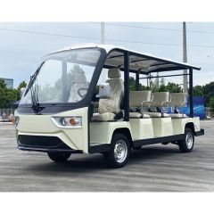 High Quality Electric Sightseeing Bus 11 Passenger Electric 72V 7 5kw AC Motor Controller Entirety Weld Steel Framework Mini Sight - Sichuan Weilang New Energy Electric Vehicle Co., Ltd.